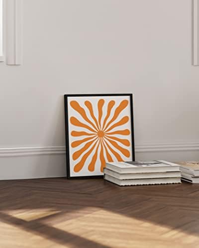HAUS AND HUES Abstract Orange Wall Art - Image 5