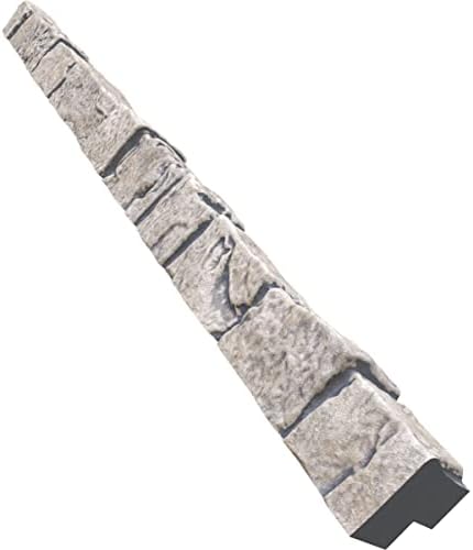 Universal Outside Corner for EverStone Faux Stone Siding Panels, Linen Graphite - Image 5