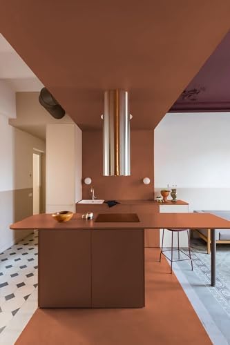 Yasinet Dark Orange Wallpaper Solid Color Contact Paper Dark Orange Self - Image 3