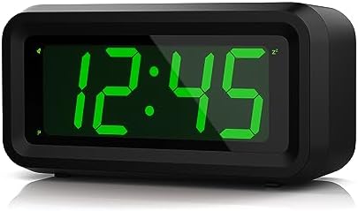 KWANWA 1.2 Inch Small Digital Alarm Clock, Battery Operated Portable Desk Clock by KWANWA