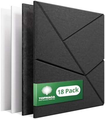 18 Pack MLV Sound Proof Foam Panels by Topnaca