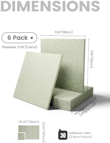Fluxynara Felt Bulletin Board & Cork Board Alternative, Sage Green - Image 2