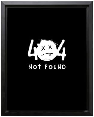 InkFlow Posters Not Found Canvas Poster by InkFlowPosters