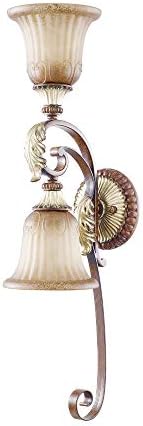 Livex Lighting 8572-63 Villa Verona 2 Light Verona Bronze Finish Wall Sconce - Image 2