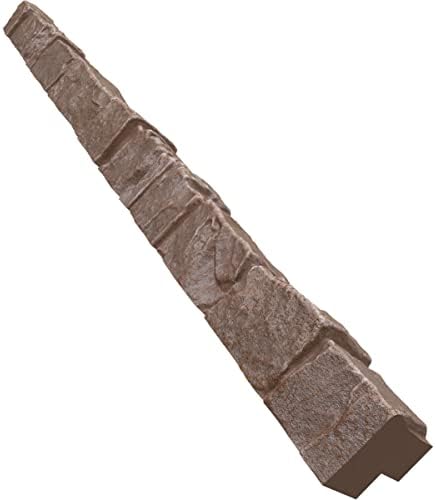 Universal Outside Corner for EverStone Faux Stone Siding Panels, Autumn Bronze - Image 5