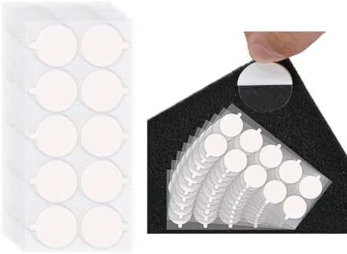 500Pcs Double Sided Tape for Acoustic Foam Panels, Removable Mounting Tape Wall by Hasefam