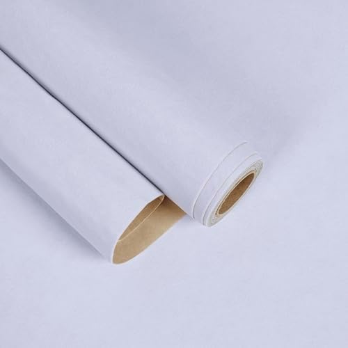 Pale Lilac White Velvet Flocking Liner by EaseStick