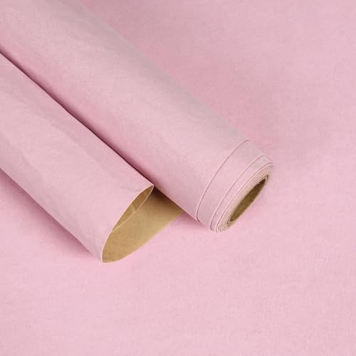 Baby Pink Velvet Drawer Liner Self Adhesive Velvet Fabric Wallpaper Peel and by EaseStick