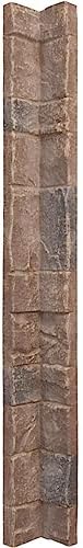 Universal Inside Corner for EverStone Faux Stone Siding Panels, Orchard Cliff by EkenaMillwork