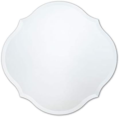 Better Bevel Frameless Round Mirror | 30" x 30" Bathroom Wall Mirror w/Beveled by Better+Bevel