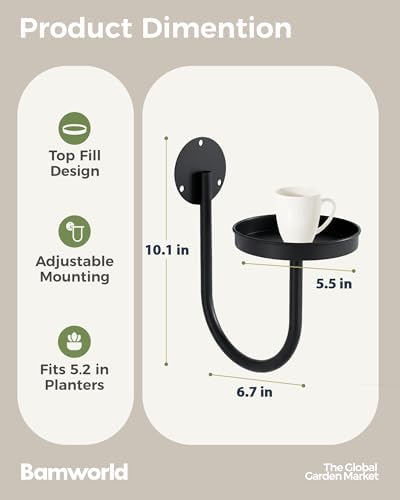 Bamworld Wall Plant Holder for Hanging Planters - Image 2
