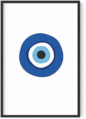 HAUS AND HUES Evil Eyes Poster by HausandHuesArtPrints