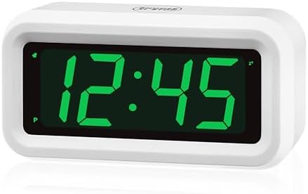 KWANWA 1.2 Inch Large Display Digital Alarm Clock by KWANWA