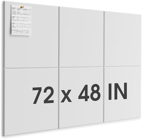 MaxGear Extra Large Bulletin Board 72" x 48" by MaxGear