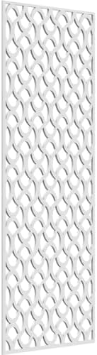 23 3/8"W x 59 3/8"H x 3/8"T Resort Decorative Fretwork Wall Panels in by EkenaMillwork