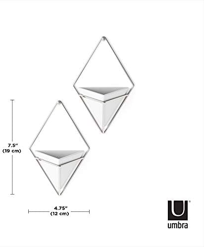 Umbra Trigg Wall Display, Geometric Planter Vessels - Image 3