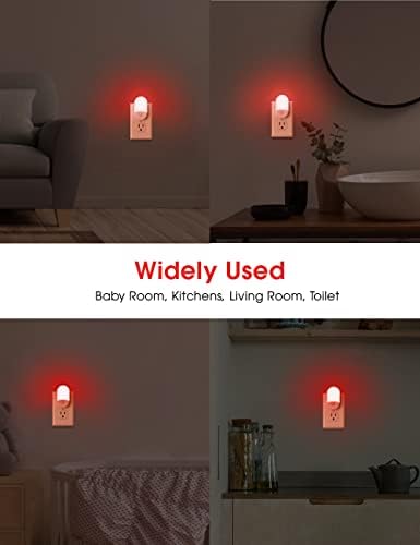 L LOHAS LED Red Night Light, Night Lights Plug into Wall - Image 5