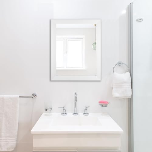 Ruomeng Rectangular Wall Mirror 16" x 20" Framed Mirror - Image 5