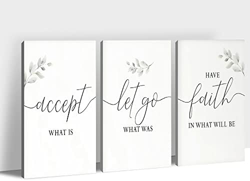 Office Wall Art-3 Panel Motivational Wall Art, Inspirational Quotes Canvas Art by GUTTATYART