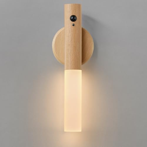 Montford Battery Operated Wall Sconces, Motion Sensor Night Light Magnetic Wall by Montford