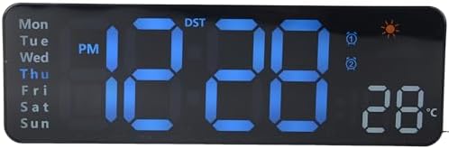 OceeK Large Digital Wall Clock, Modern Electric Clock 11" - Image 3