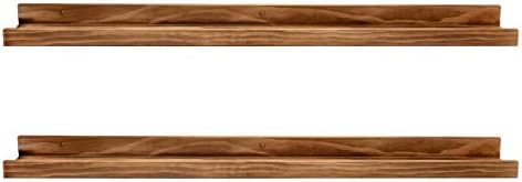 AZSKY 24" Floating Wall Ledge Shelf Wood Picutre Shelf Wall Mounted Nursery by AZSKYMakeyourlifebetter