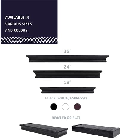 HIGH & MIGHTY 515655 Decorative 18" Floating Shelf Holds up to 15lbs, eCommerce - Image 5