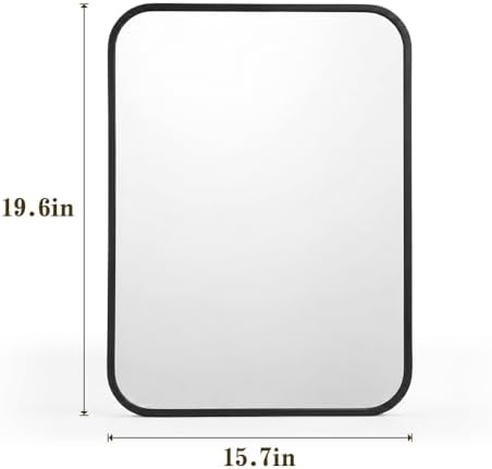 Saliwa Bathroom Mirror for Wall，Aluminum Framed, Wall Mirror for Bathroom Vanity - Image 2