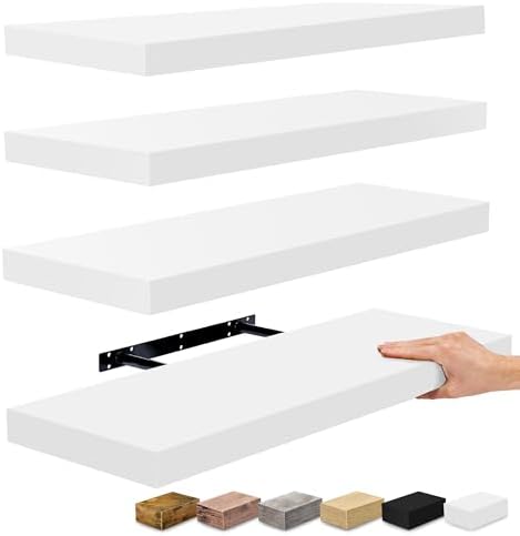 Sorbus Floating Shelves for Wall, Wood Wall Storage by Sorbus