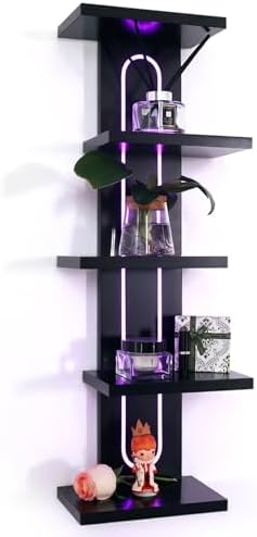 Homaterial RGB 5-Tier Floating Shelves by Homaterial