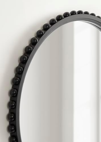 Kate and Laurel Beadbrook Round Wall Mirror - Image 5