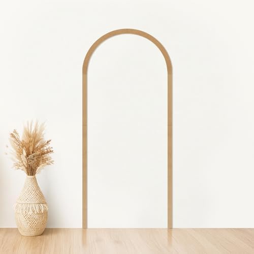 Novabright Arch Wood Molding 47 x 22 Inch, Arch Unfinished Trim by Unknown
