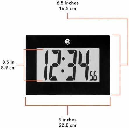 MARATHON Commercial Grade 9-Inch Large Digital Wall Clock - Image 5