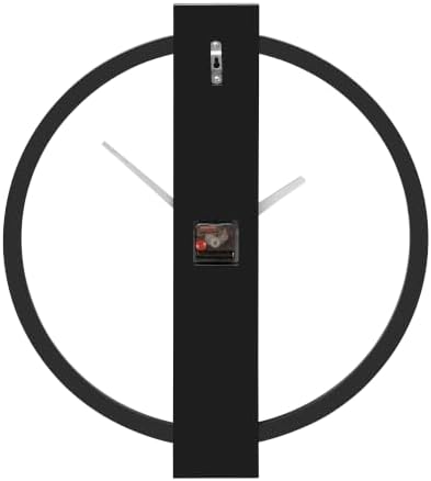 SHYFOY Black Mirror Wall Clock - Image 4
