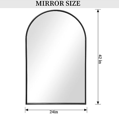 Dewfig Arched Wall Mirror - Image 5