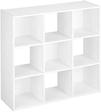 ClosetMaid 9 Cube Laminated Wood Reversible Stackable Open Bookcase Display by Unknown
