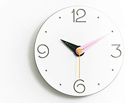 Stephanie Imports Modern Minimalist Pink & Black Wall Clock by StephanieImports