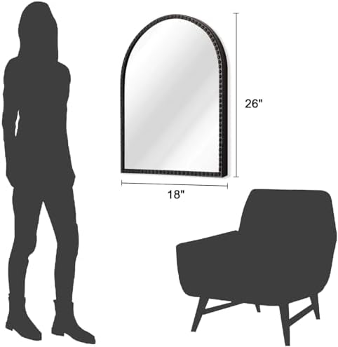 Large Arch Wall Mirror, Arched Mirror - Image 7