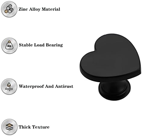Heart Shaped Coat Hook, Decorative Wall Hook, Single Prong Robe Hook - Image 3