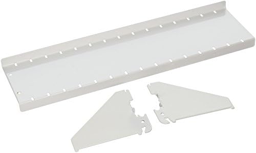 Wall Control Shelf 4in Deep Pegboard Shelf Assembly Pegboard and Slotted Tool by Wall+Control