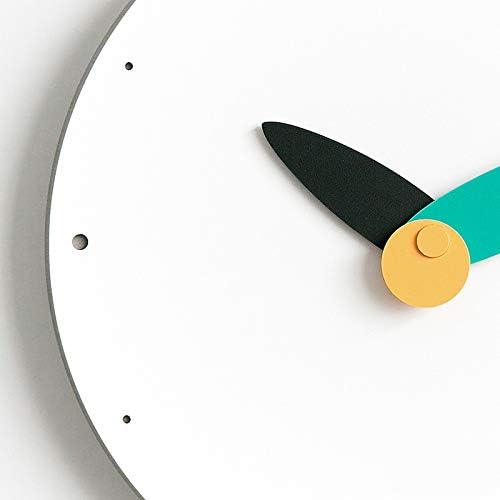 Stephanie Imports Modern Minimalist Teal & Black Wall Clock - Image 2