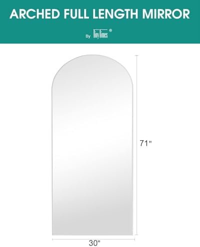 Full Length Mirror, Arched Wall Mounted Mirror, Large Full Body Mirror - Image 3