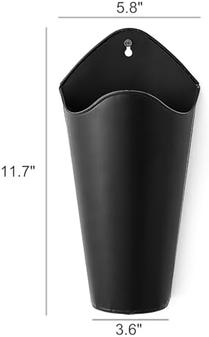 Mkono Metal Wall Planter, Hanging Vase - Image 5