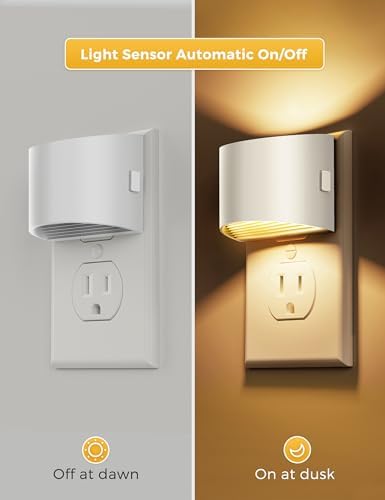 L LOHAS LED Night Lights Plug into Wall, Dimmable Night Light 2 Pack - Image 3