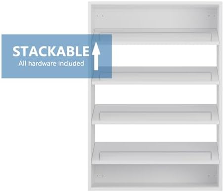 Shoe Shelf Short Tower Closet Unit, Modular Closet System, Wood Closet System - Image 4