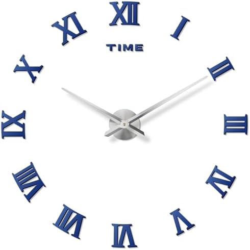 DIY Frameless Wall Clock, Adjustable Up to 52” by DaLianLian