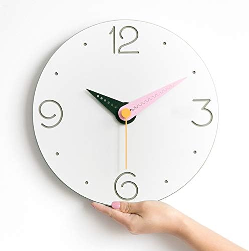 Stephanie Imports Modern Minimalist Pink & Black Wall Clock - Image 4