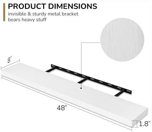 Fun Memories 48 Inch Floating Shelves - Image 3