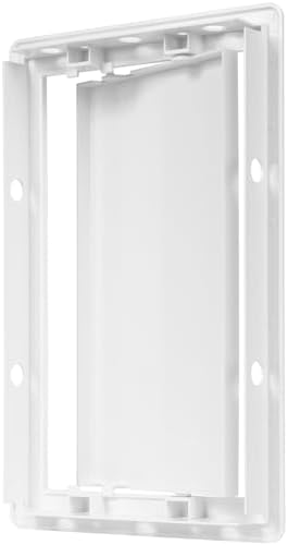 6" x 10" White ABS Plastic Plumbing Access Panel - Image 5
