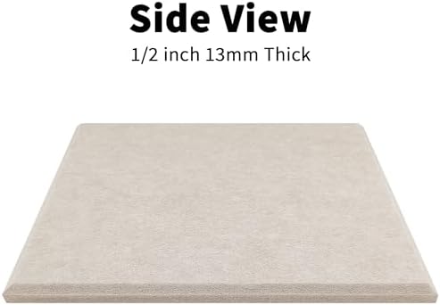 1/2'' Thick Cork-Bulletin Board Felt Wall Tiles Squares 12 x 12 in - Image 3